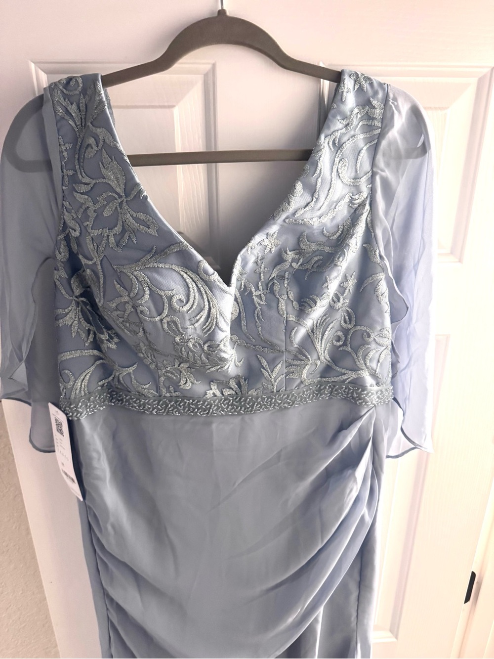 Azazie Laina in Dusty Blue - A12 Mother- NWT - Mother of the Bride